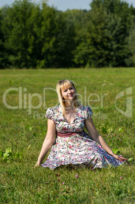 Expectant mother in the Park