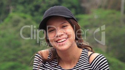 Happy Teen Girl Laughing And Smiling Happy Teen Girl Laughing And Smiling