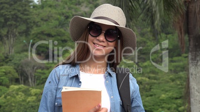 Female Student With Sunglasses