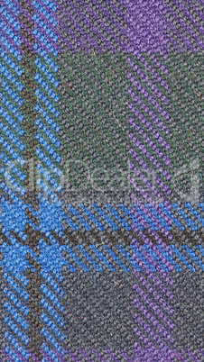 Tartan fabric background - vertical