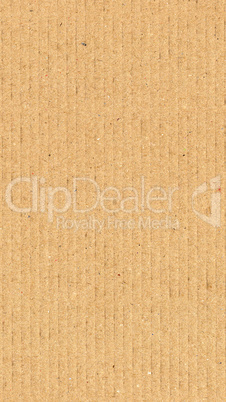 Brown corrugated cardboard background - vertical