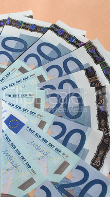 Twenty Euro notes