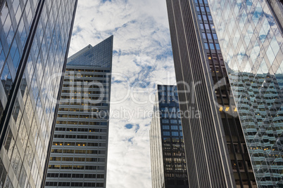 Chicago downtown skyscrapers