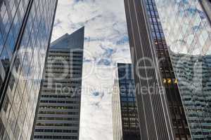 Chicago downtown skyscrapers