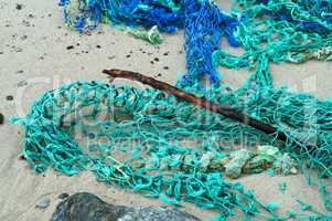 network for fish entangled net, Gill fishing network