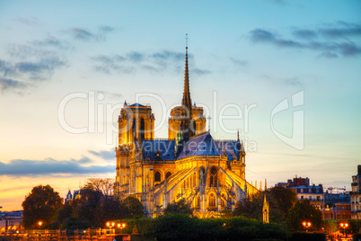 Notre Dame de Paris cathedral