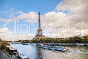 Cityscape of Paris with the Eiffel tower