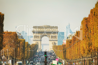 Arc de Triomphe de l'Etoile in Paris