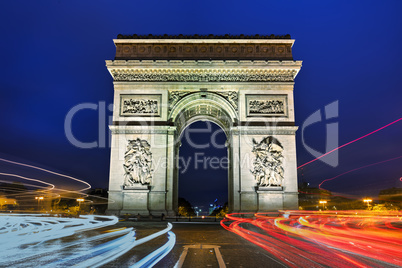 The Triumphal Arch in Paris