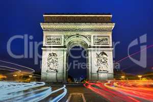 The Triumphal Arch in Paris