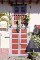 Tür an einem Haus in Santa Cruz de La Palma