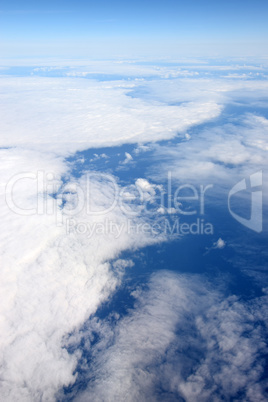 Wolken über dem Meer