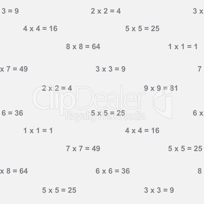 Seamless pattern with five times five