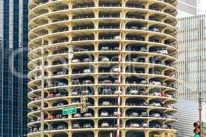 Marina City Tower Parking Deck Levels