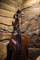 Old wooden violin