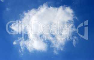 cloud on blue sky