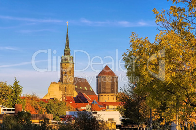 Bautzen Bautzen Dom und Wasserturm  - town Bautzen in Upper Lusatia