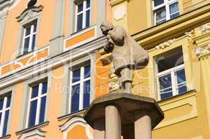 Glatz Statue - Statue in the town Klodzko (Glatz) in Silesia