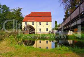 Plessa Elstermuehle - the old  watermill in Plessa, Lusatia