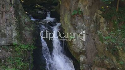Wölfelfall Wasserfall im Glatzer Land, Schlesien