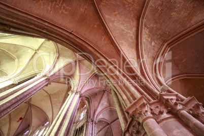 Arches of the cathedral Saint-Etienne de Bourges