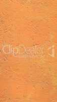 Orange Painted plaster wall - vertical