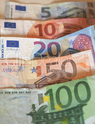 Euro (EUR) notes, European Union (EU)