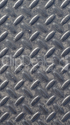 Grey steel diamond plate background - vertical