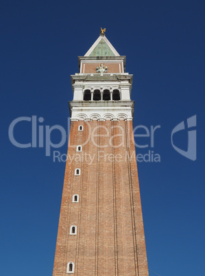 St Mark campanile in Venice