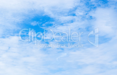 Blue sky with clouds background (HDR)