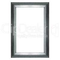 Isolated frame silver colour