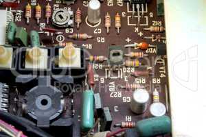 vintage electronic board