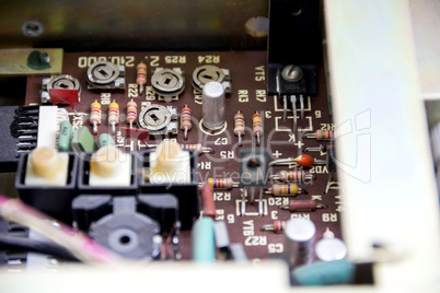 vintage electronic board