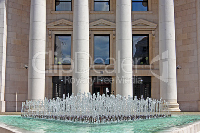 Columns and water