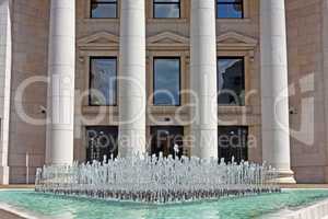Columns and water