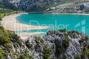 Cuber Stausee in der Sierra de Tramuntana, Mallorca, Spanien