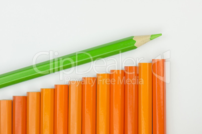 Crayons as background picture.