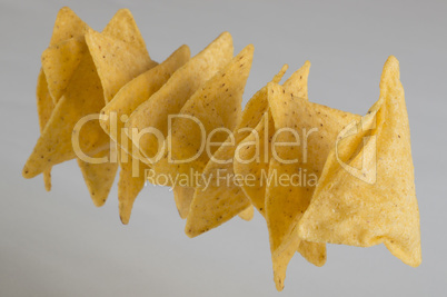Triangle tortilla chips