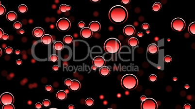 Abstract background with particles and bokeh