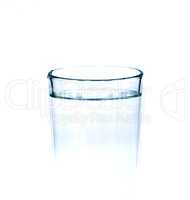Glass with water isolated on white.