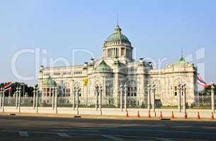 Marble building of The Throne Hall in Bangkok, where the nationa