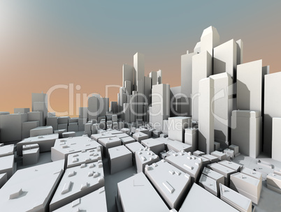 3d cityscape