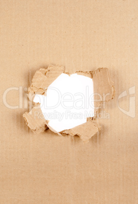 Cardboard Hole