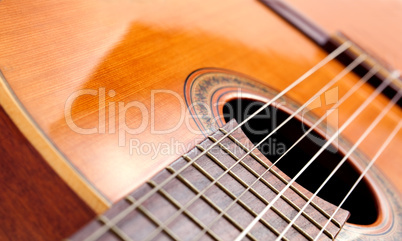 Spanish guitar detail