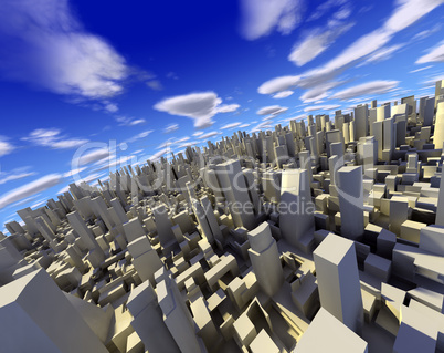 3d cityscape