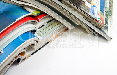 Several magazines and books