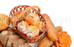 Collection of bread products