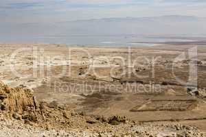 Blick von Masada, Israel, View from Masada, Israel