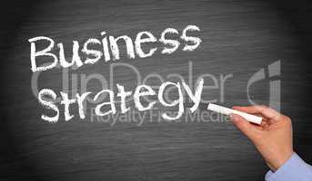 Business Strategy Chalkboard