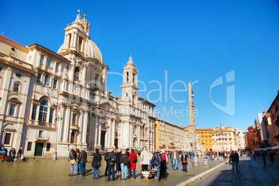 Piazza Navona in Rome, Italy